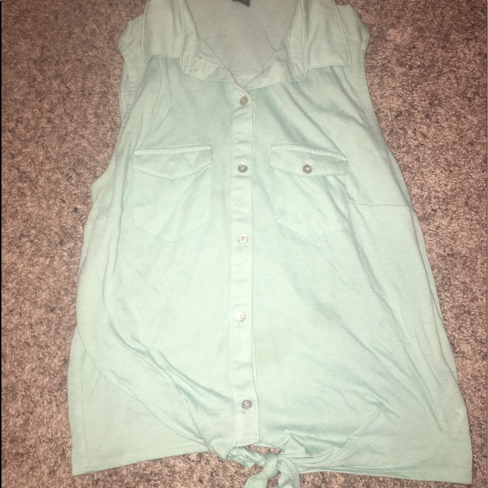 Tie tank top